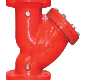 Y STRAINER- FLANGE-FLANGE ENDS UL