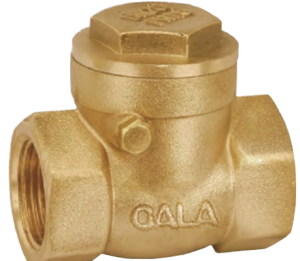 SWING CHECK VALVE- BRASS (THREADED)