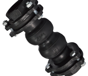 FLOATING FLANGES- SCREW TYPE TWIN-SPHERE RUBBER JOINT
