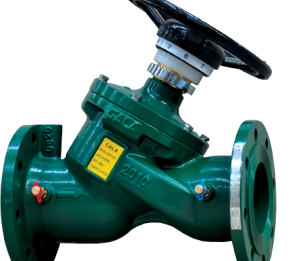 FLANGED ENDS VARIABLE ORIFICE DOUBLE REGULATING VALVE