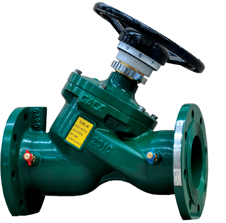 FLANGED ENDS VARIABLE ORIFICE DOUBLE REGULATING VALVE